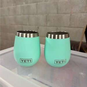 Yeti Seafoam green Stainless Steel Tumblers